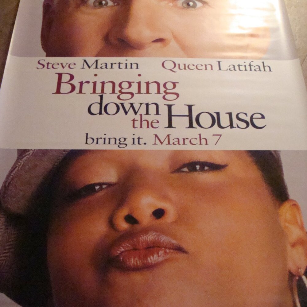 BRINGING DOWN THE HOUSE - MOVIE BANNER WITH STEVE MARTIN & QUEEN LATIFAH